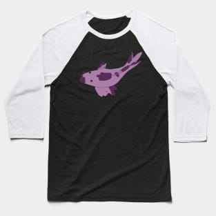 Purple Cat Fish Baseball T-Shirt